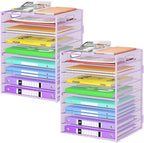 Cawukege 9 Tier Paper Organizer by Cawukege
