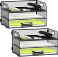 Daltrack 3-Tier Mesh Desk Organizer by DALTACK
