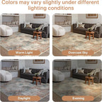 GENIMO Washable Area Rugs for Living Room, 6x9 Modern Non Slip Rugs, Low Pile - Image 5