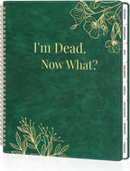 SUNEE End of Life Planner, I‘m Dead Now What Planner, Large Print Spiral-Bound by SUNEE