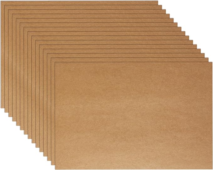 Guakicae 150 Sheets Brown Cardstock 5 x 7 Kraft Paper, 300gsm/110lb Heavyweight by Guakicae