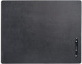 Black Leather 24" x 19" Desk Mat Without Rails by Dacasso
