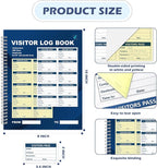 1 Pack of 500 Visitor Badges Registry Log - Image 2