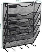 EASEPRES 5 Pocket Mesh Hanging File Organizer - Image 5