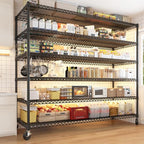 REIBII 82.6" H*60''W*17.7" D Steel Heavy Duty Wire Shelving - Image 4