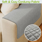 Couch Arm Covers, Sofa Arm Covers, Waterproof Armrest Covers - Image 4