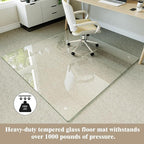 Koonmi Tempered Glass Chair Mat - Image 3