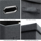 Graciadeco Medium 15" 21 Quart Collapsible Stackable Storage Bins - Image 7
