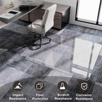 GLSLAND Tempered Glass Chair Mat, Transparent - Image 5