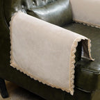 MINJIATEX Couch arm Covers, Non-Slip lace Sofa arm Covers Set of 2 Washable by MINJIATEX