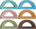 Sayglossy 36 Pcs of Colorful Plastic Protractors 180 Degrees 6 Inches by Sayglossy