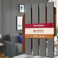 Avana Acoustic Wood Wall Panels – 94.4 x 12.6 Inch Gray Oak Acoustic Panels 4 by AvanaHome