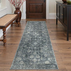 GENIMO Runner Rug 2x12 Non Slip Machine Washable Vintage Hallway Runner Rug - Image 3