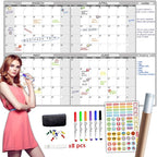 Large Dry Erase Wall Calendar by CleverClean