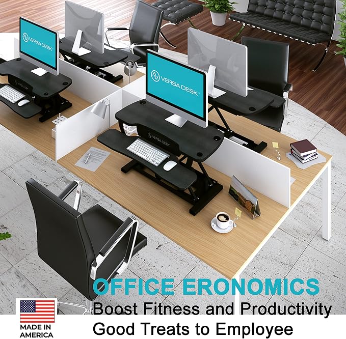VERSADESK® PowerPro™ 40” x 24” Standing Desk Converter | 40 inch Electric - Image 3