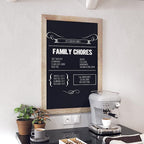 HBCY Creations 24" X 36" Weathered Lightwash Solid Wood Frame Wall Chalkboard - Image 7