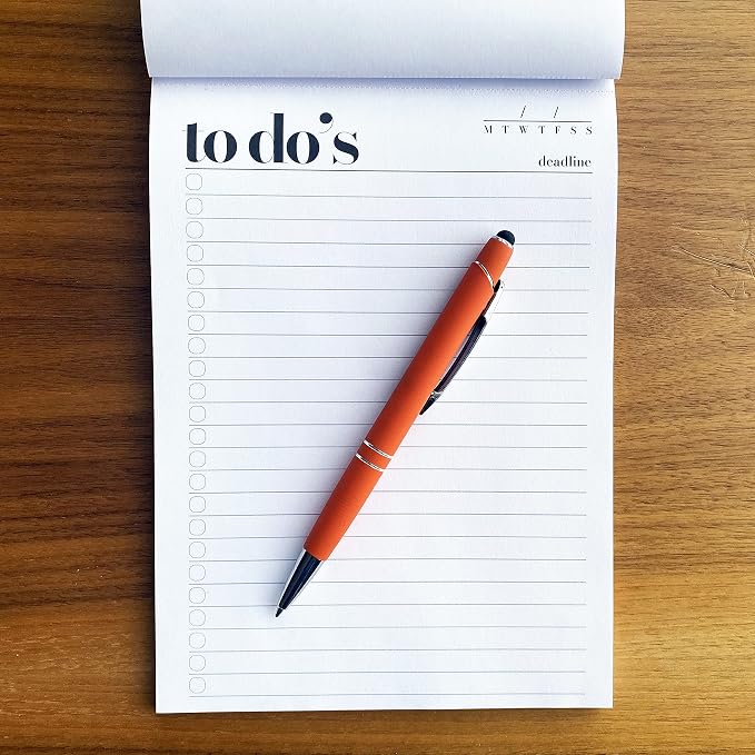 To Do List Notepad A5 Size Daily To Do List Planner, Productivity Planner - Image 2