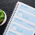 Receipt Books with Carbon Copies, Money and Rent Receipt Book, 3-Part Carbonless - Image 6