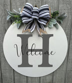 Wood front door sign Wood sign Home decor Welcome sign Sign - Image 2