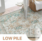 GENIMO 2x10 Runner Rugs for Hallway, Machine Washable Non Slip Vintage Rugs - Image 4