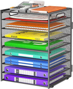 Cawukege 9 Tier Paper Organizer by Cawukege