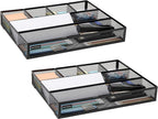 Mind Reader Drawer Organizer, Desk Org, Utensil Organizer, Metal Mesh by MindReader