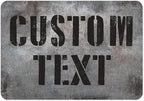 Custom Sign, Custom Street Sign, 11 Font Colors, 13 Font Styles, 4 Hole Options by MySignCenter