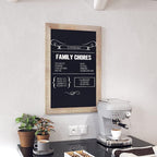 HBCY Creations 20" X 30" Weathered Lightwash Solid Wood Frame Wall Chalkboard - Image 7