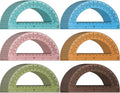 Sayglossy 72 Pcs of Colorful Plastic Protractors 180 Degrees 6 Inches by Sayglossy