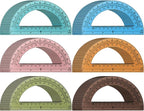 Sayglossy 72 Pcs of Colorful Plastic Protractors 180 Degrees 6 Inches by Sayglossy