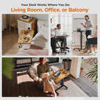 Agilestic Portable Standing Desk Height Adjustable, Mobile Table - Image 4