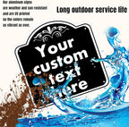 Custom Sign, Custom Indoor/Outdoor Decorative Sign，Aluminum Weatherproof Metal - Image 3