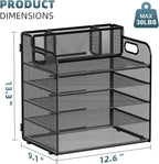 Marbrasse 5 Tier Paper Organizer - Image 3