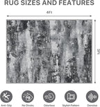 Office Chair Mat for Hardwood Tile Floor, Abstract 36"X 48" Desk Mats for - Image 9