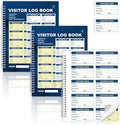 3 Pack of 1500 Visitor Badges Registry Log by Unknown