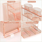 OPNICE Desk Organizer, 4-Tier Desktop File Organizer - Image 7