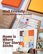 Felt Bulletin Board Wall Tiles, Cork Board Alternative - Image 7