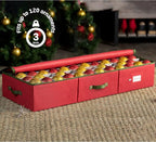 ZOBER Underbed Christmas Ornament Storage Box - Image 2