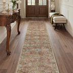 GENIMO Runner Rug 2x10 Non Slip Machine Washable Hallway Runner Rug, Low Pile by GENIMO