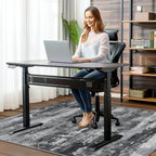Office Chair Mat for Hardwood Tile Floor, Abstract 48"X 60" Desk Mats for - Image 2