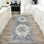 GENIMO 2x10 Runner Rugs for Hallway, Machine Washable Non Slip Vintage Rugs - Image 8