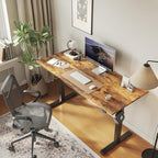 Agilestic Electric Standing Desk, Large 63 x 24 Inches Height Adjustable Desk - Image 4