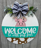 Wood front door sign Wood sign Home decor Welcome sign Sign - Image 2