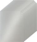 Silunkia 100 Sheets Silver Shimmer Cardstock 8.5 x 11 Crafts Paper, 200gsm/75lb by Silunkia