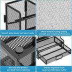 Marbrasse Larger Mesh Desk Organizer - Image 6