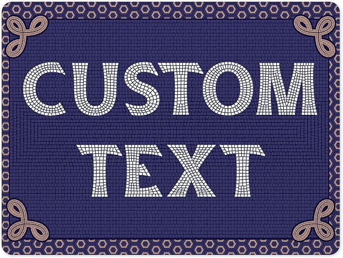 Custom Sign, Custom Street Sign, 11 Font Colors, 13 Font Styles, 4 Hole Options by MySignCenter