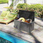 Decksplore 100 Gallon Outdoor Storage Box Waterproof, Lockable Resin Deck Box - Image 2