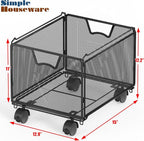 SIMPLE HOUSEWARE Stackable Mesh Hanging File Folder Organizer - Image 6