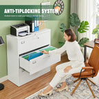 Letaya 3 Drawer File Cabinets - Image 3