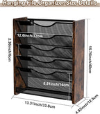 PAG-Mass Wall File Organizer, 6 Tier Mesh Mail Organizer Wall Mounted, Hanging - Image 8